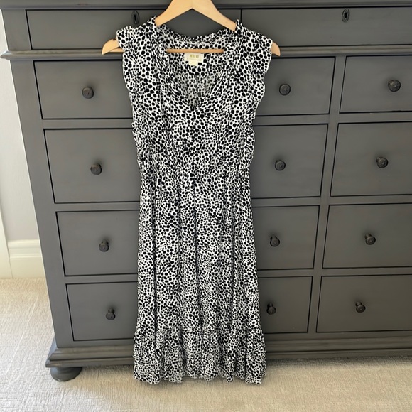 Anthropologie maeve spotted midi dress worn once - Picture 1 of 5